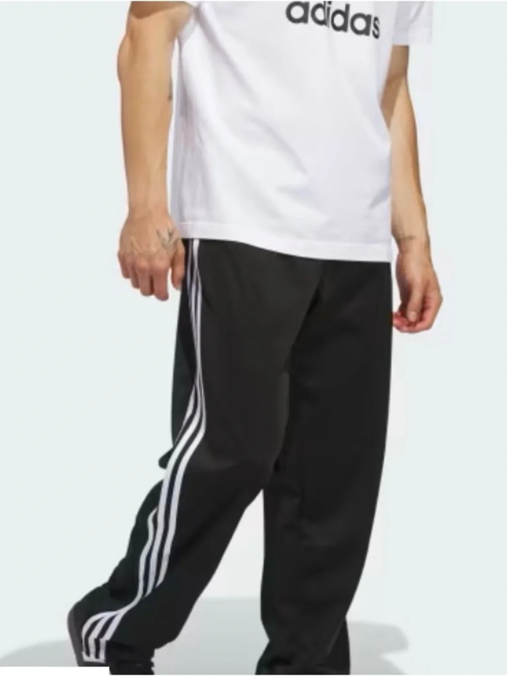 Adidas Original Adicolor Firebird Black Track Pants Men Size NWT